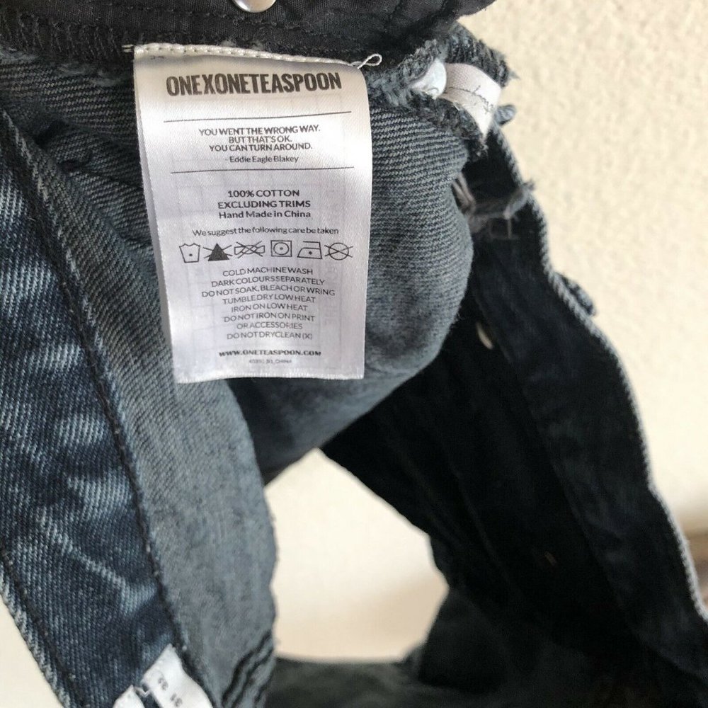 One by Oneteaspoon Bandits Button Fly Shorts - Picture 6 of 8